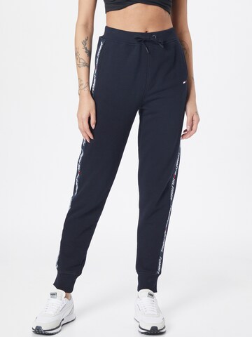 Tommy Sport Workout Pants in Blue: front