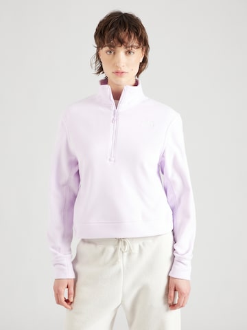 Pull-over de sport '100 GLACIER' THE NORTH FACE en violet : devant