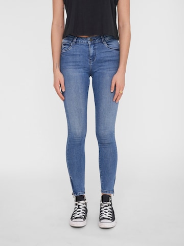 Noisy may Skinny Jeans 'Kimmy' in Blauw: voorkant