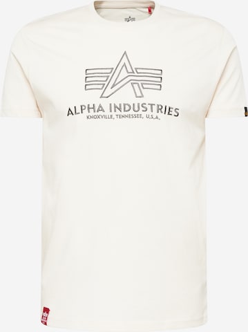 ALPHA INDUSTRIES Shirt in Beige: voorkant