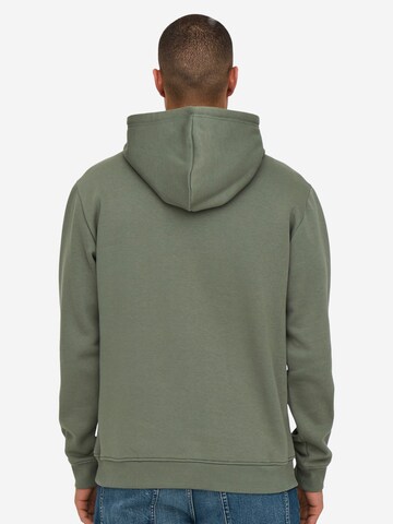Only & Sons Sweatshirt 'ONSConnor' in Green