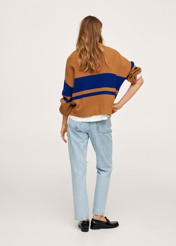 MANGO Pullover in Braun