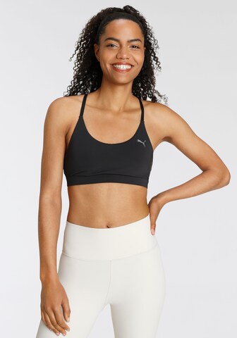 Bustier Soutien-gorge de sport PUMA en noir : devant