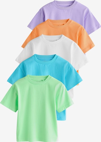 T-Shirt Next en bleu : devant