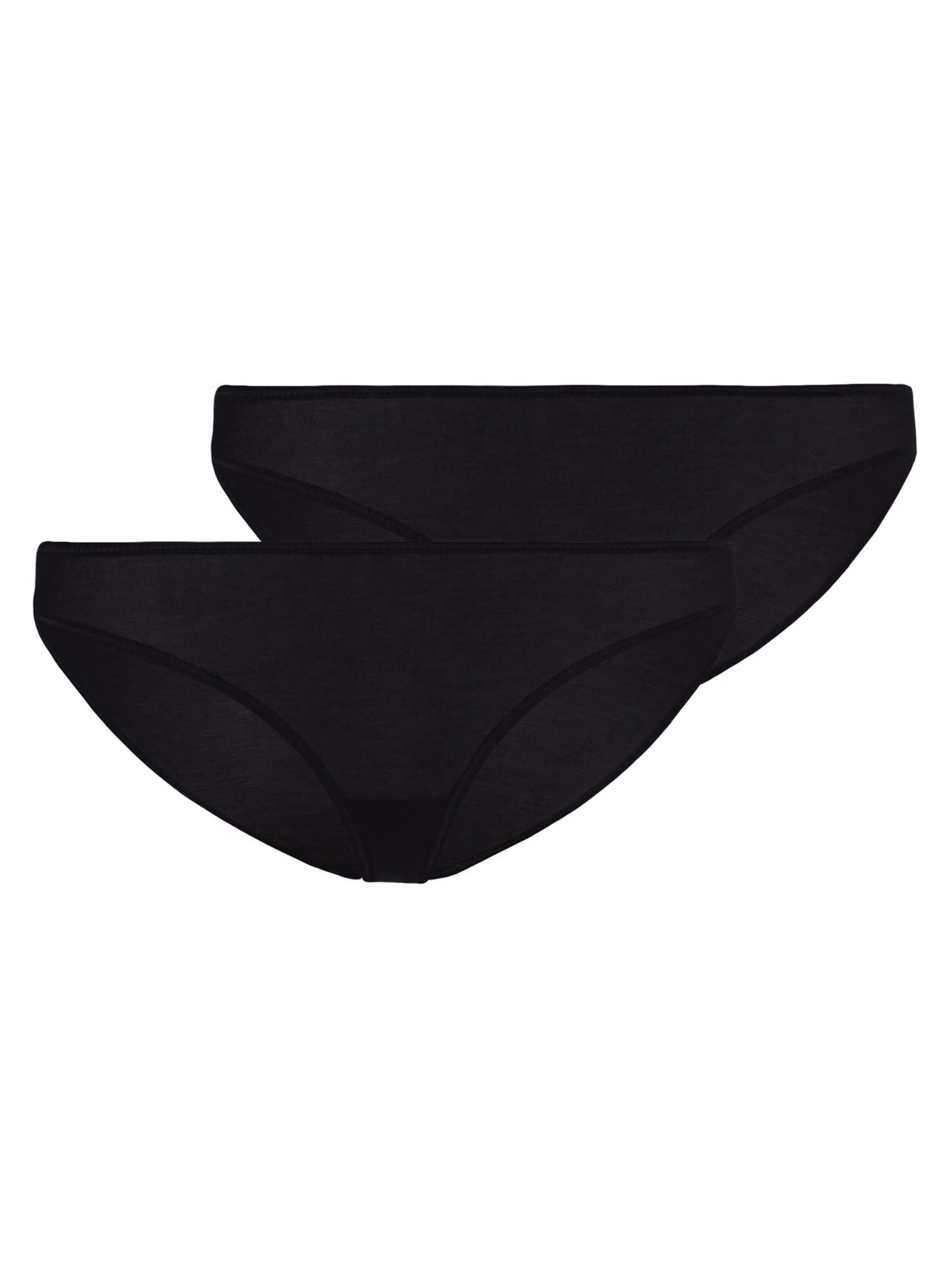 Hanro Slip 'Ultralight'‌‌‌‌‌‌‌‌‌ in Schwarz: Vorderseite