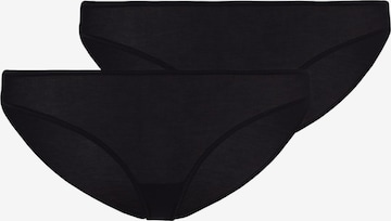 Hanro Slip 'Ultralight' in Schwarz: Vorderseite