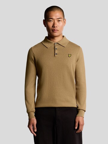 Lyle & Scott Trui in Bruin: voorkant