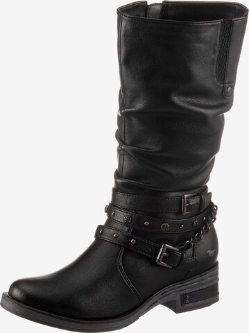 Bottes MUSTANG en noir : devant