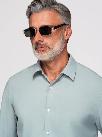 Coupe regular Chemise business Ombre en vert