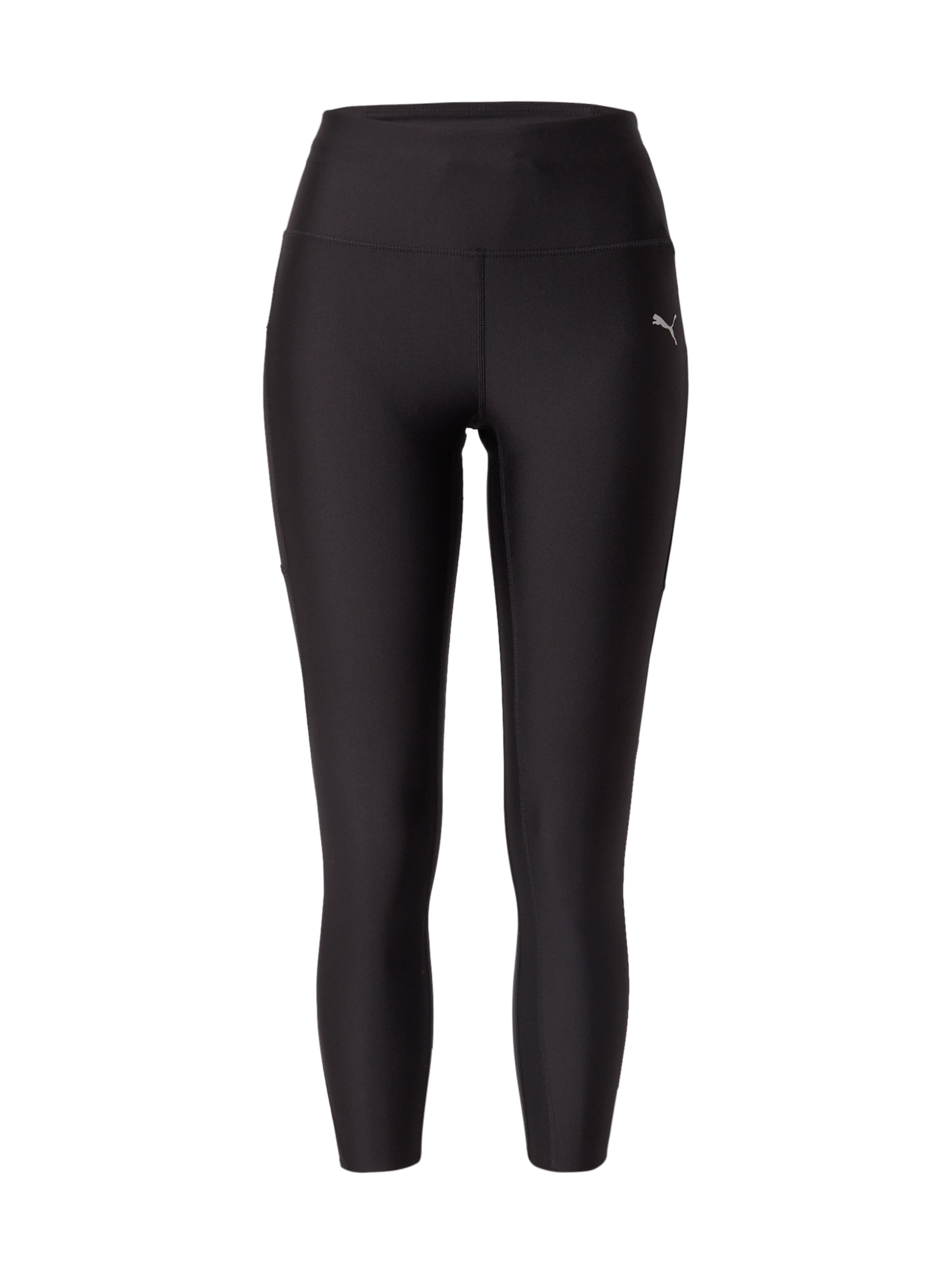 PUMA - Skinny Pantalón deportivo 'Run Ultraform' en negro: frente