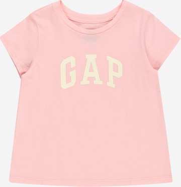 T-Shirt GAP en rose : devant