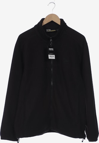 SALEWA Sweatshirt & Zip-Up Hoodie in XXXL in Black: front