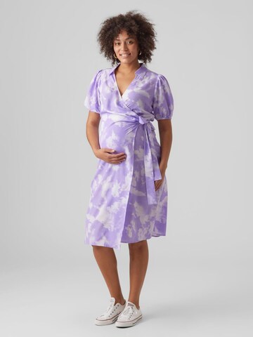 MAMALICIOUS Dress in Purple: front