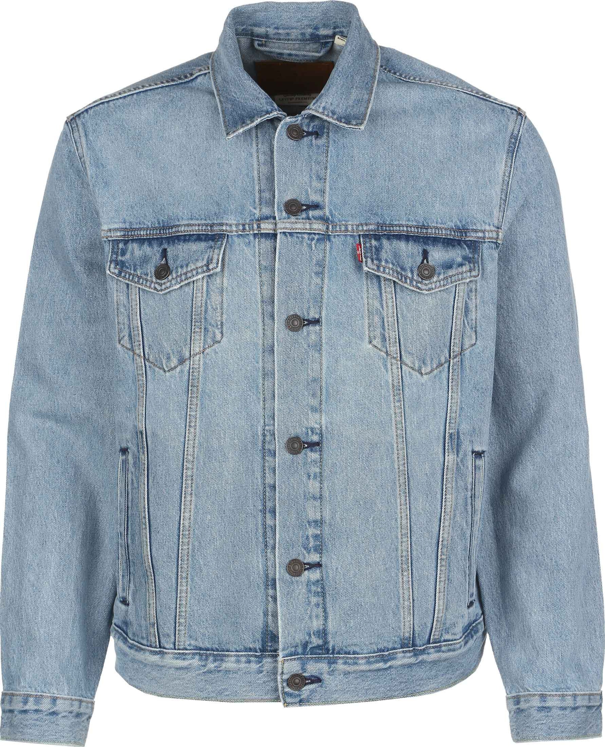 Geacă de primăvară-toamnă 'The Trucker' de la LEVI'S ® pe albastru: față