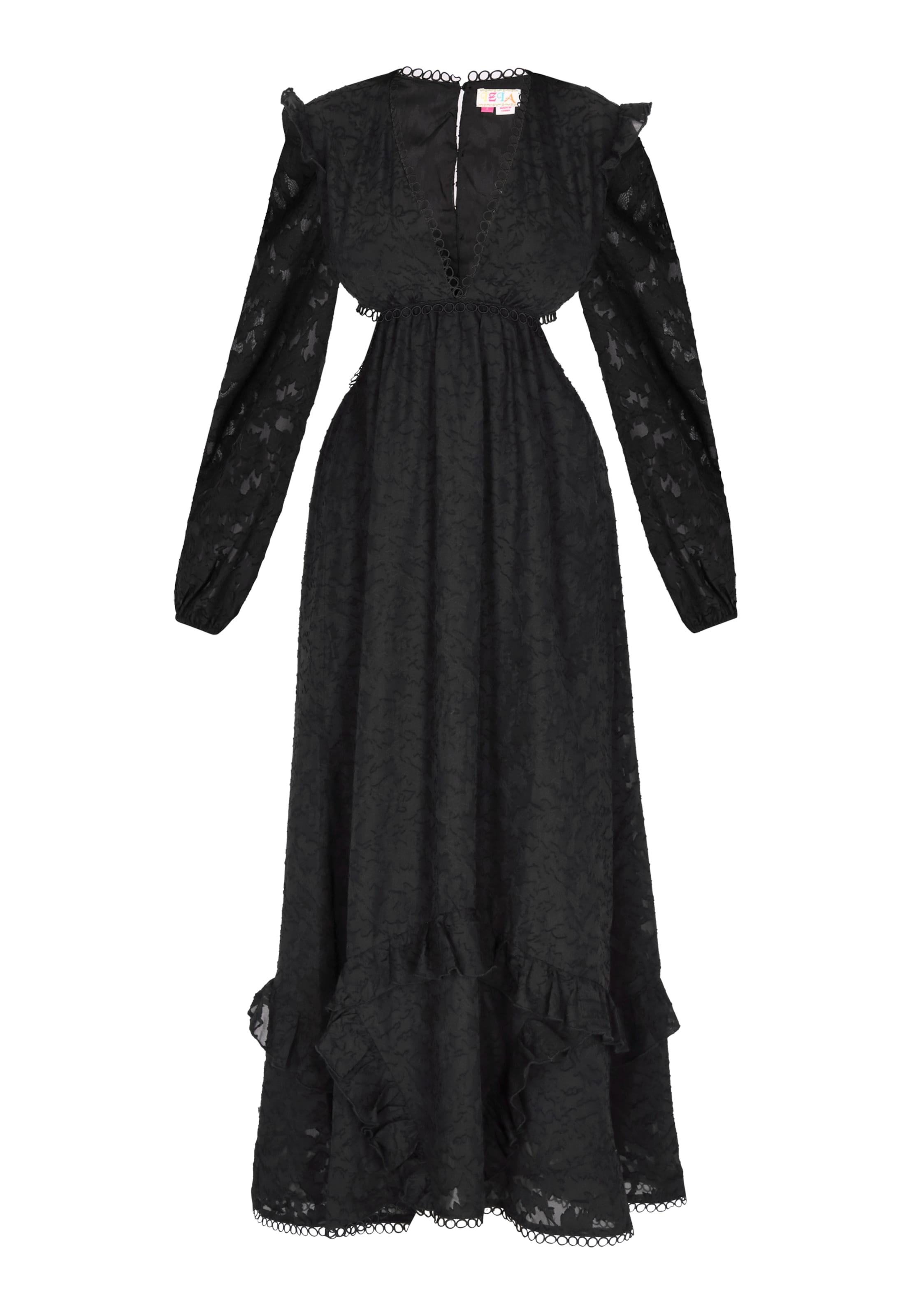 IZIA Večerné šaty - Čierna: predná strana