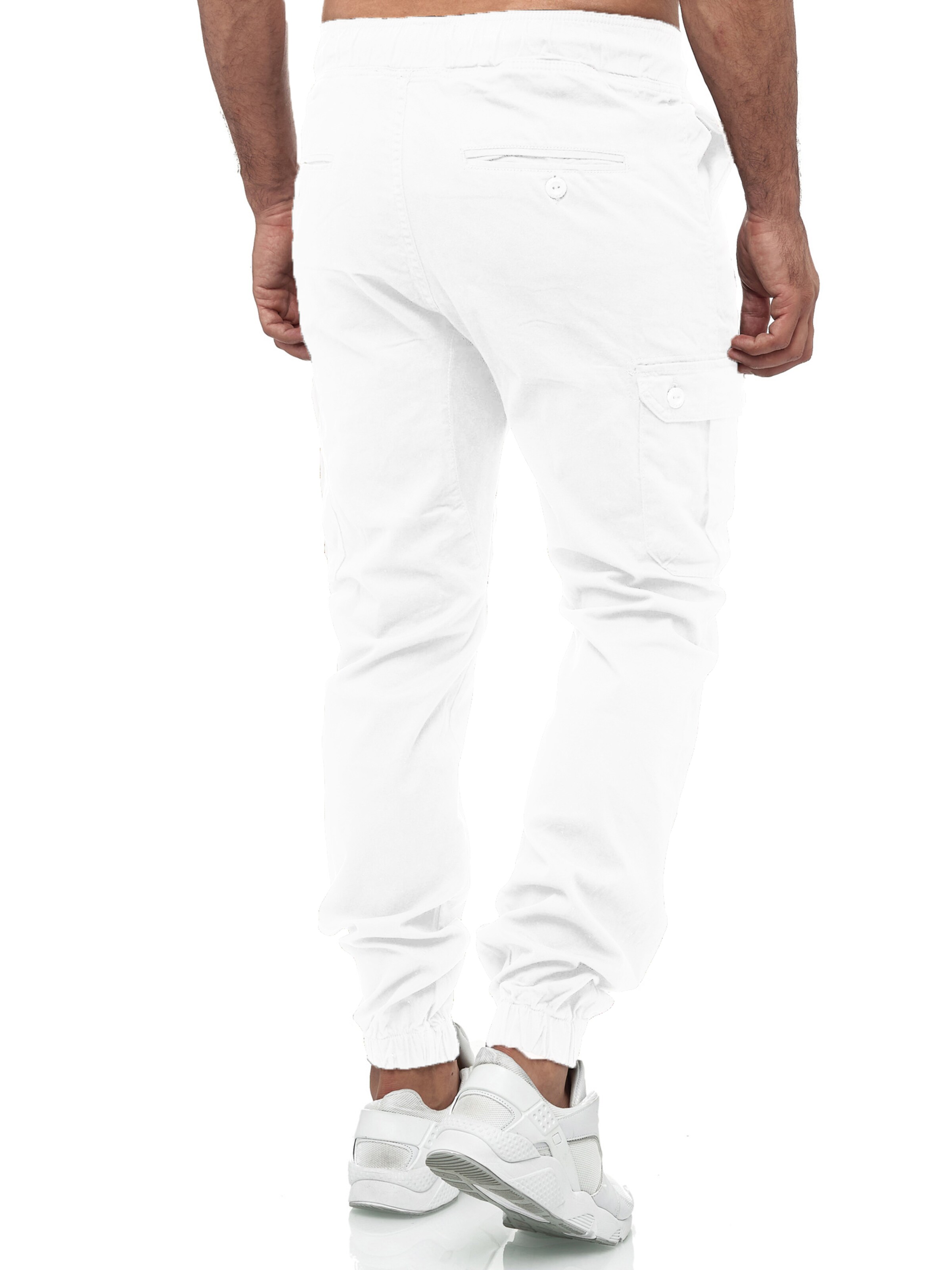 Tazzio Regular Cargobroek '16610' in Wit