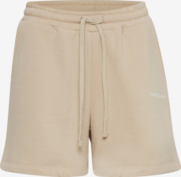 The Jogg Concept Regular Pants in Beige: front