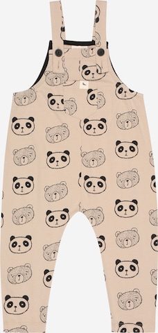 Turtledove London Overall 'Cub Pals' in Beige: Vorderseite