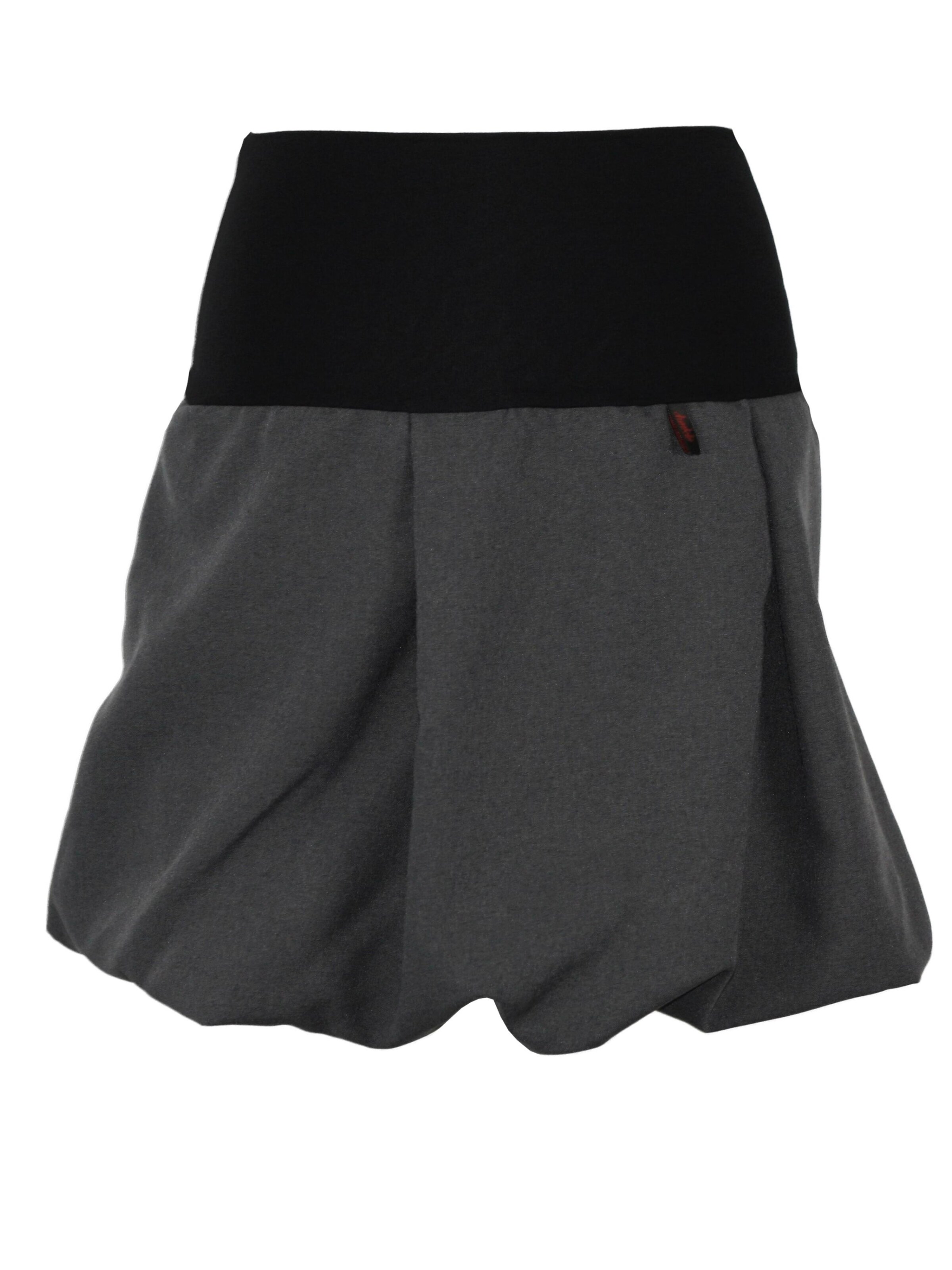 dunkle design Skirt 'Mini Ballonrock' in Grey: front