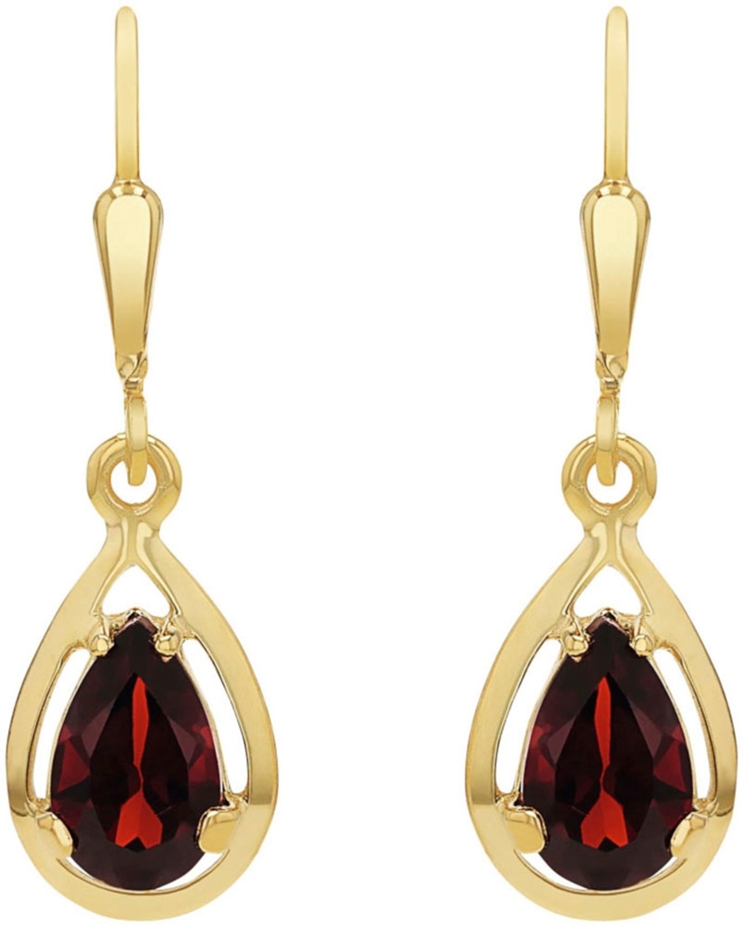 AMOR Earrings in Gold: front