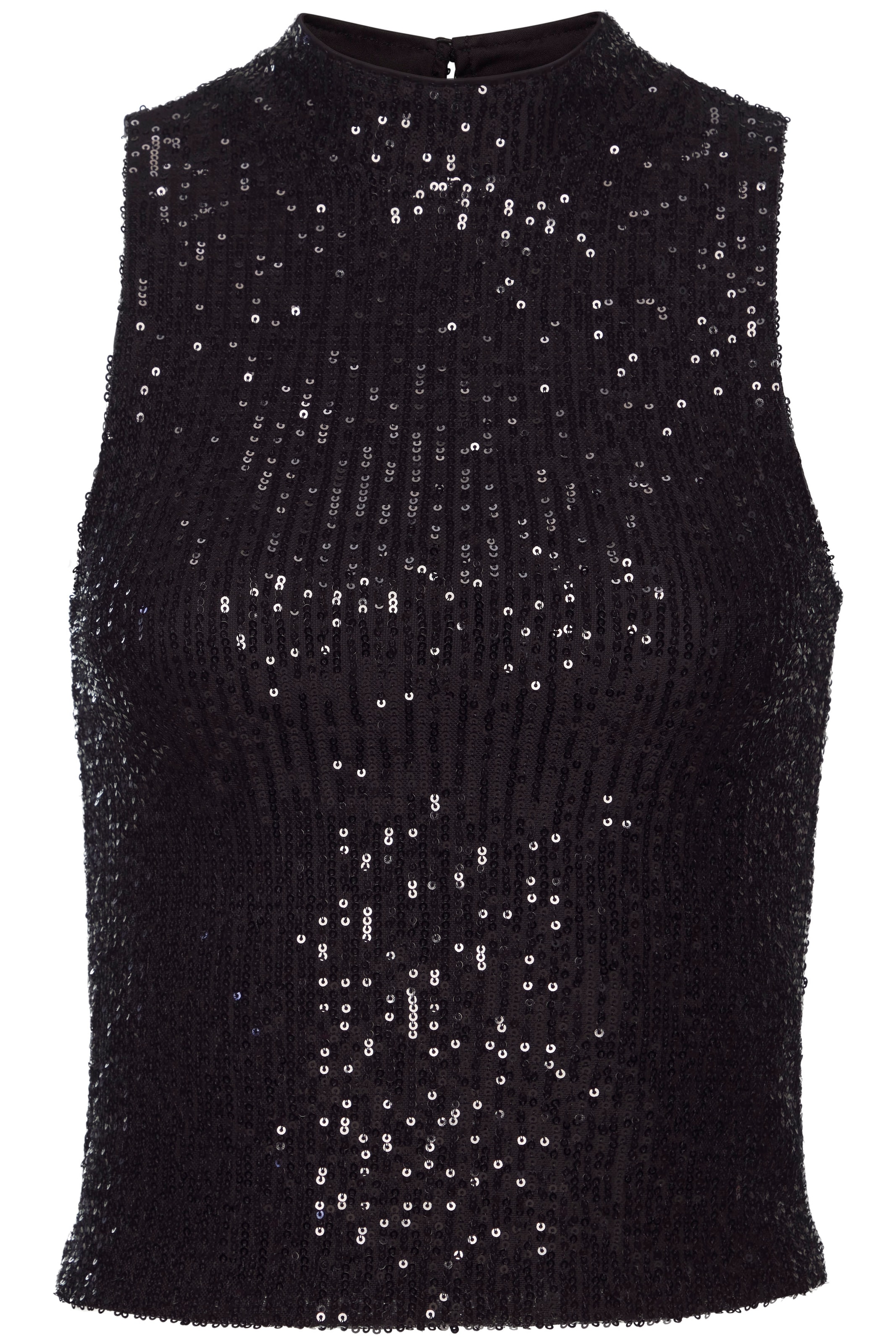 LASCANA Τοπ σε μαύρο: μπροστά