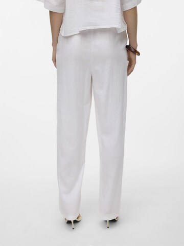 VERO MODA Wide leg Trousers 'VMLinn' in White
