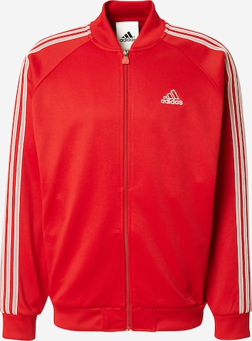 ADIDAS ORIGINALS Bluza rozpinana w kolorze czerwony: przód