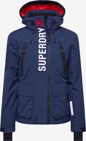 Superdry Snow Outdoor jacket 'Ultimate Rescue' in Blue: front