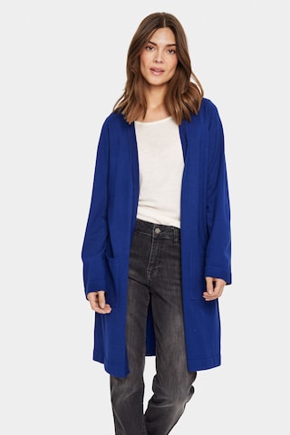 SAINT TROPEZ Strickjacke 'Kila' in Blau: Vorderseite