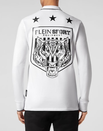 Plein Sport Poloshirt 'Tiger' in Weiß