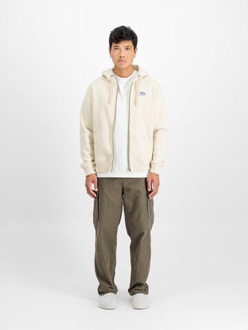 ALPHA INDUSTRIES Sweatjacka i beige