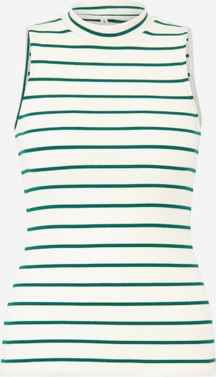 Only Tall Top 'NESSA' en verde / blanco, Vista del producto