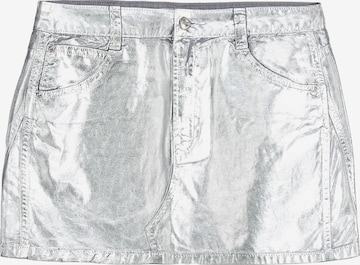 BershkaSuknja - srebro boja: prednji dio