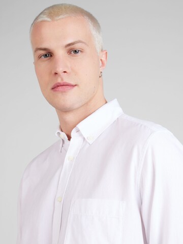 s.Oliver Regular fit Button Up Shirt in White