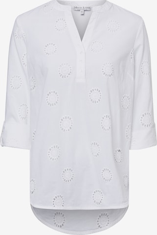 Marie Lund Blouse in White: front
