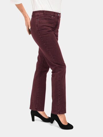 Goldner Regular Jeans 'Anna' in Red