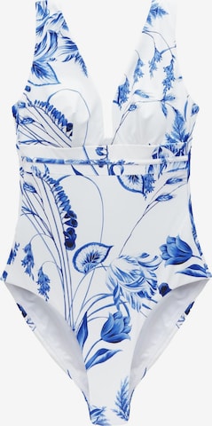Triangle Maillot de bain Next en bleu : devant