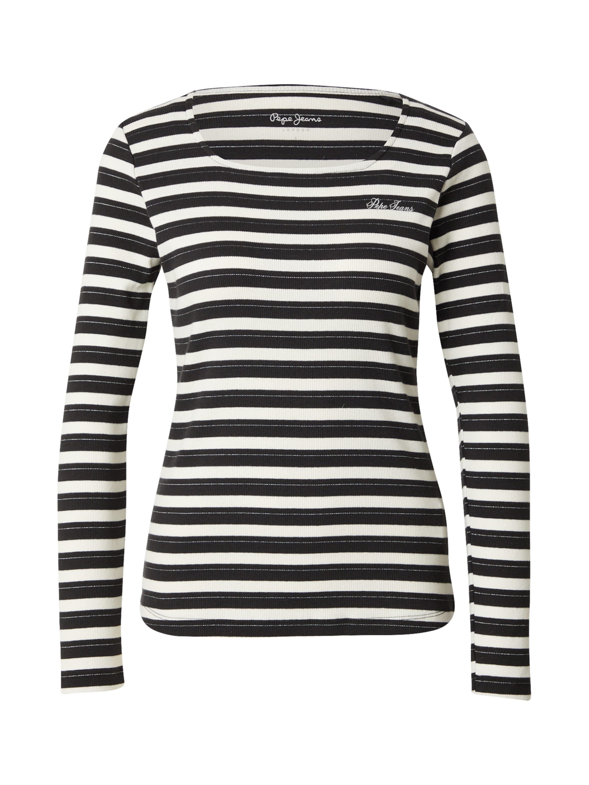 Pepe Jeans Μπλουζάκι σε μαύρο: μπροστά