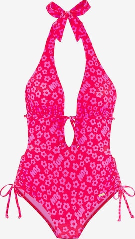 BUFFALO Uimapuku värissä punainen: etupuoli