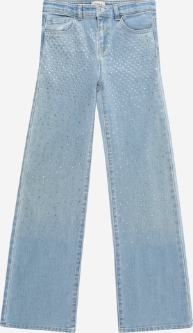 Loosefit Jean 'JUICY' KIDS ONLY en bleu : devant