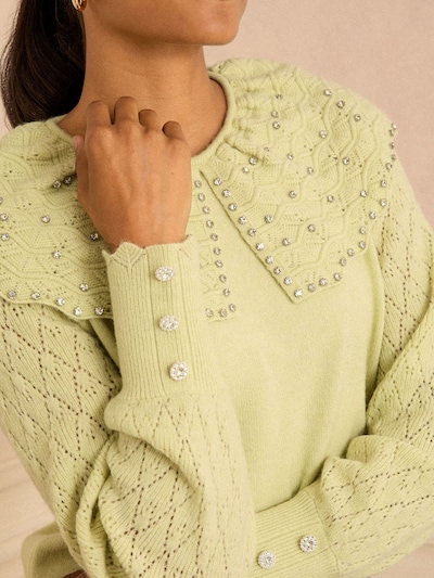 love & roses Pulover u pastelno zelena, Pregled proizvoda