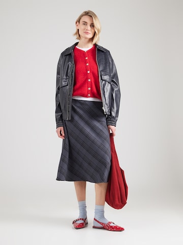 AMERICAN VINTAGE Cardigan 'VITOW' i rød