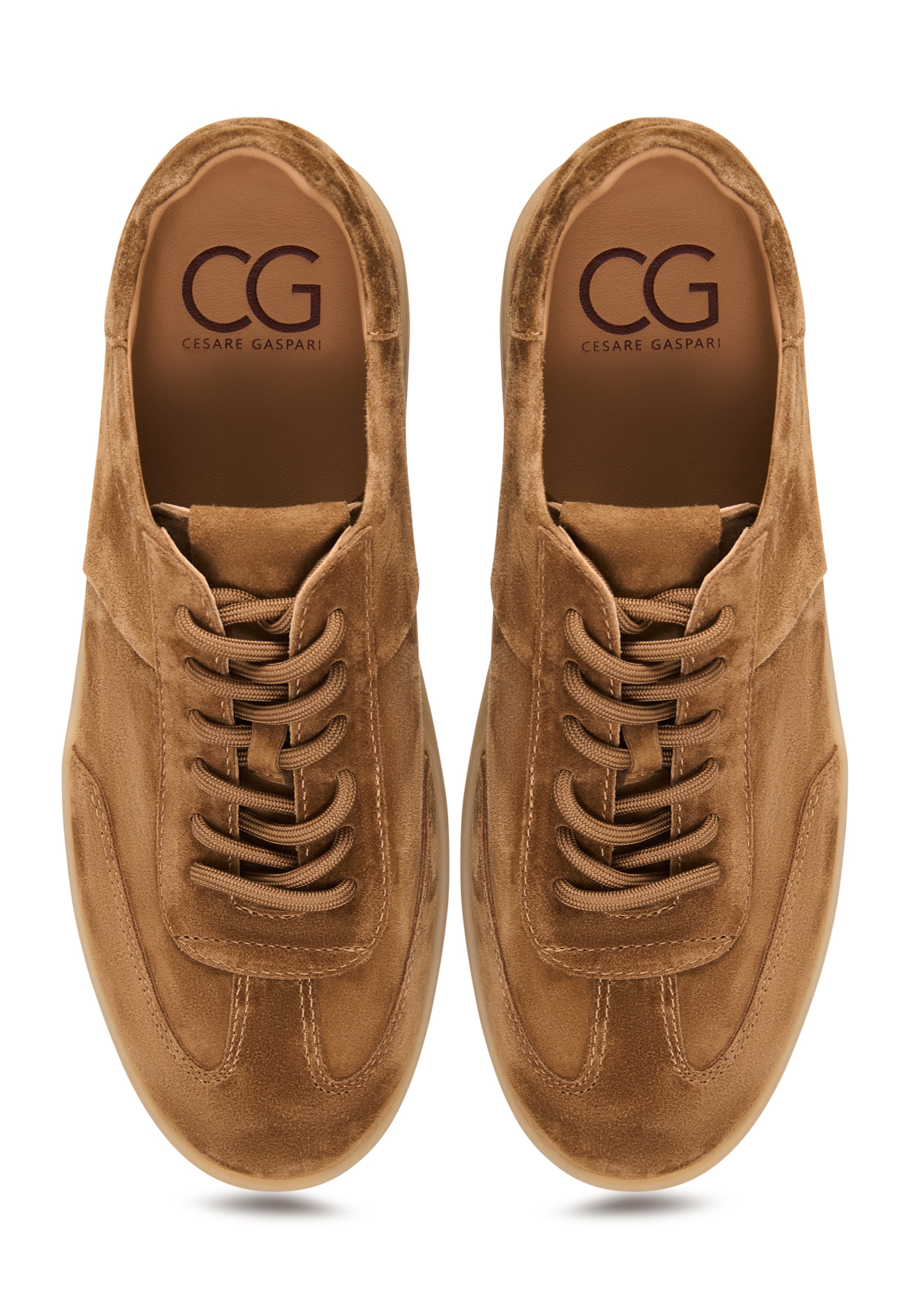 CESARE GASPARI Platform trainers in Brown