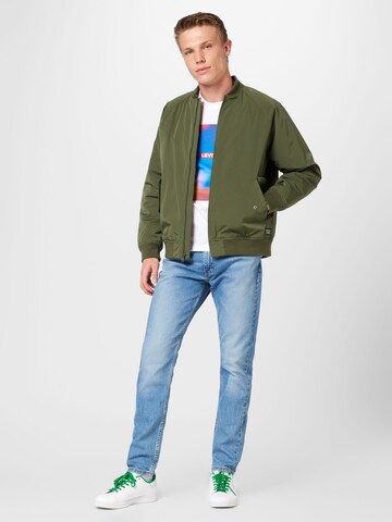 LEVI'S ® Φθινοπωρινό και ανοιξιάτικο μπουφάν 'Filbert Flight Jacket' σε πράσινο