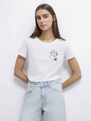 Mavi Shirt in White: front