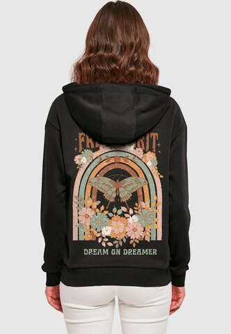 Sweat-shirt '77 Free Spirit Black' Merchcode en noir : devant