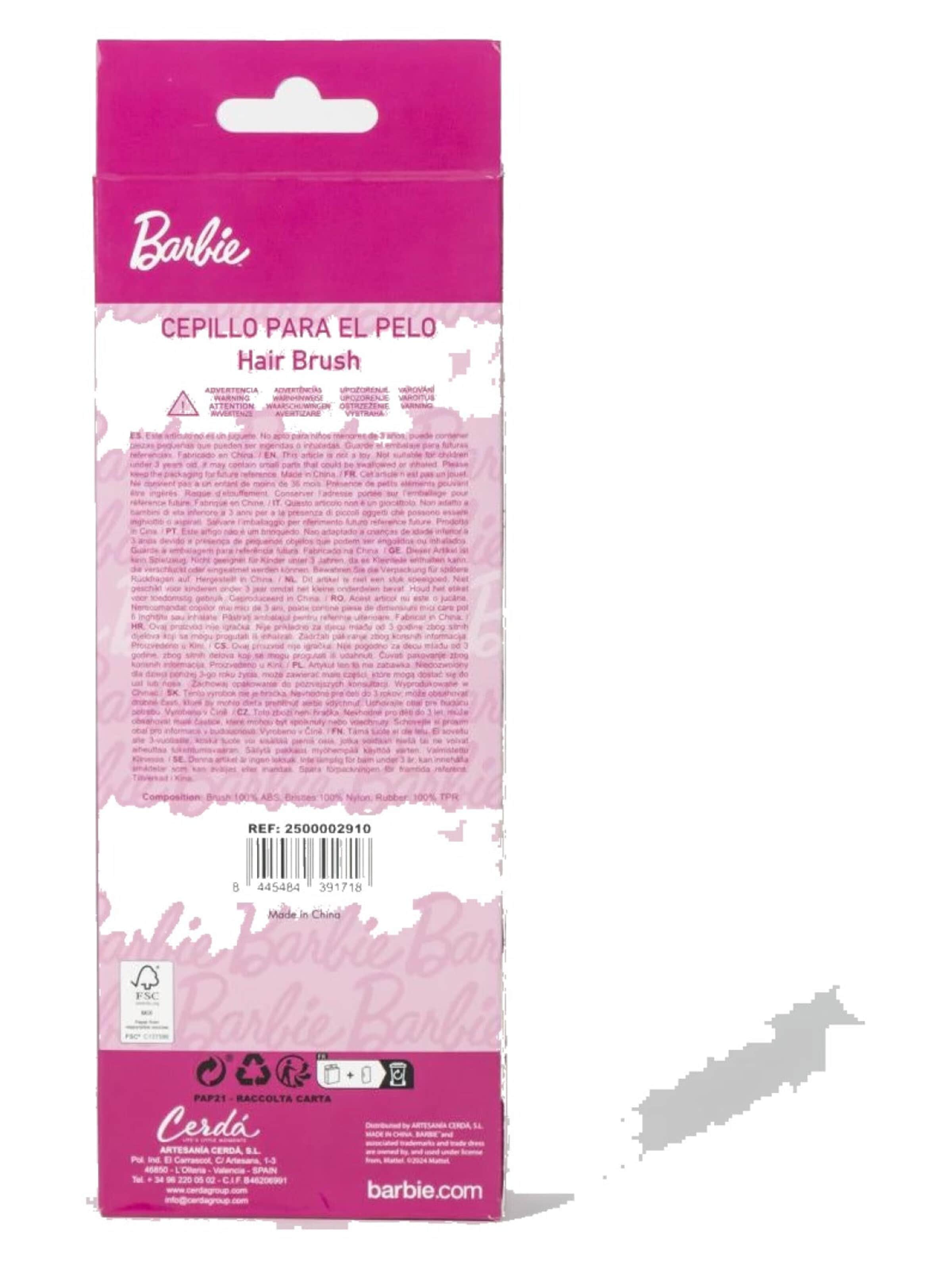 BARBIE Set 'Barbie Haarborstel Meisjes Cadeauverpakking Roze' in Roze