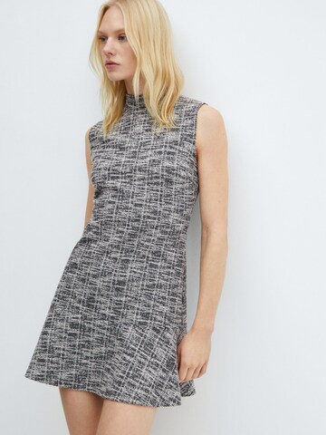 MANGO Knitted dress 'ALEXIA' in Grey: front