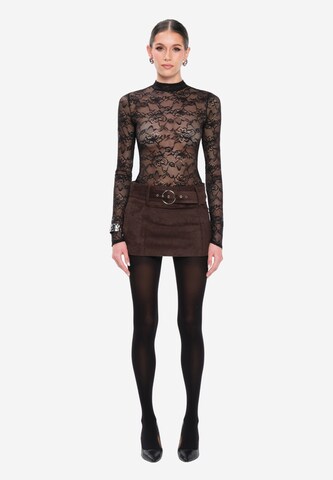 OW Collection Shirtbody 'Lydia' i sort