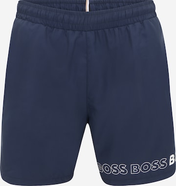 BOSS Orange Kratke kopalne hlače 'Dolphin' | modra barva: sprednja stran